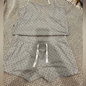 Calvin Klein Logo Print Gray Sleepwear